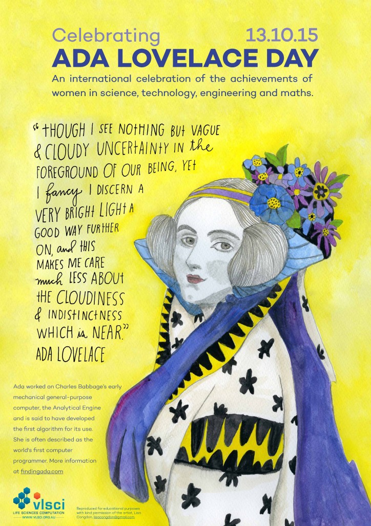 Ada Lovelace Day poster for download Ada Lovelace Day