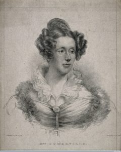 Mary Somerville [Fairfax]. Lithograph after J. Phillips. Credit: Wellcome Library, London. Wellcome Images images@wellcome.ac.uk http://wellcomeimages.org Mary Somerville [Fairfax]. Lithograph after J. Phillips. Published: - Copyrighted work available under Creative Commons Attribution only licence CC BY 4.0 http://creativecommons.org/licenses/by/4.0/
