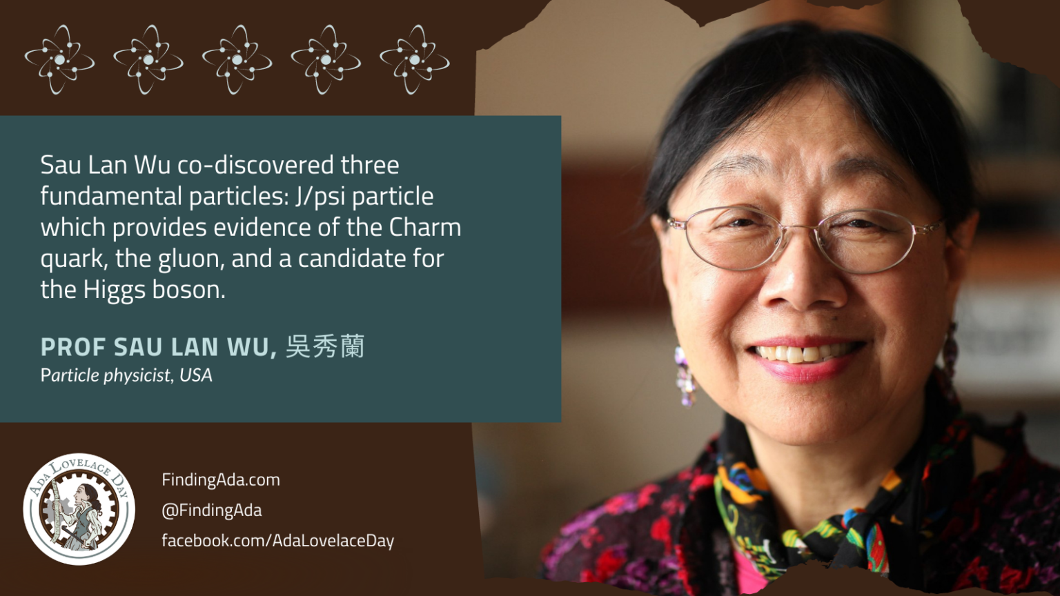 Ald21: Professor Sau Lan Wu, 吳秀蘭, Particle Physicist – Ada Lovelace Day