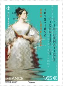 French stamp featuring Ada Lovelace